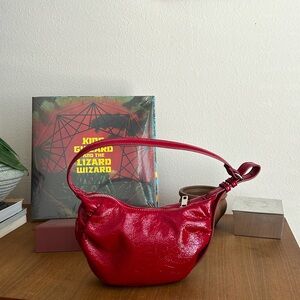 Zara Hot Red Statement Mini Shoulder bag